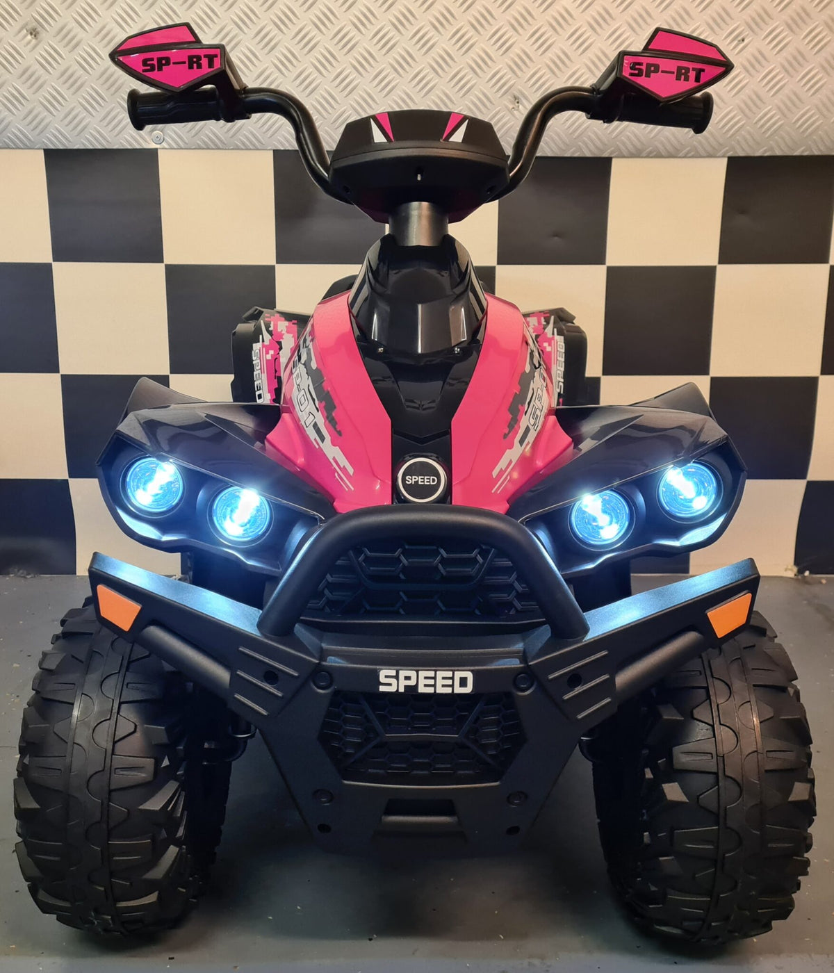 Phyton 12V børnequad – 1 person, pink