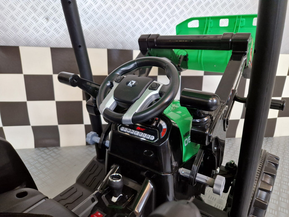 Barntraktor 24V med släp