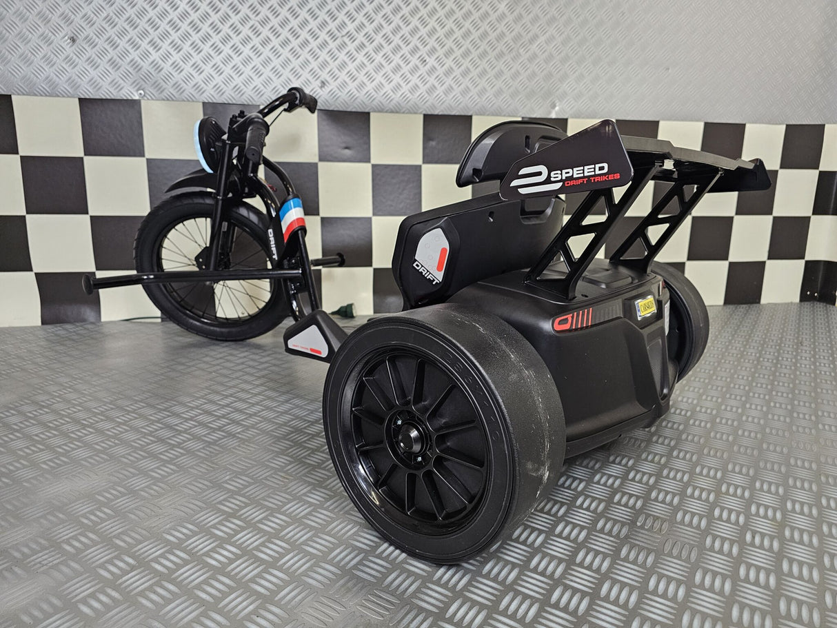 Elektrisk trehjulig motorcykel 24V för barn – svart