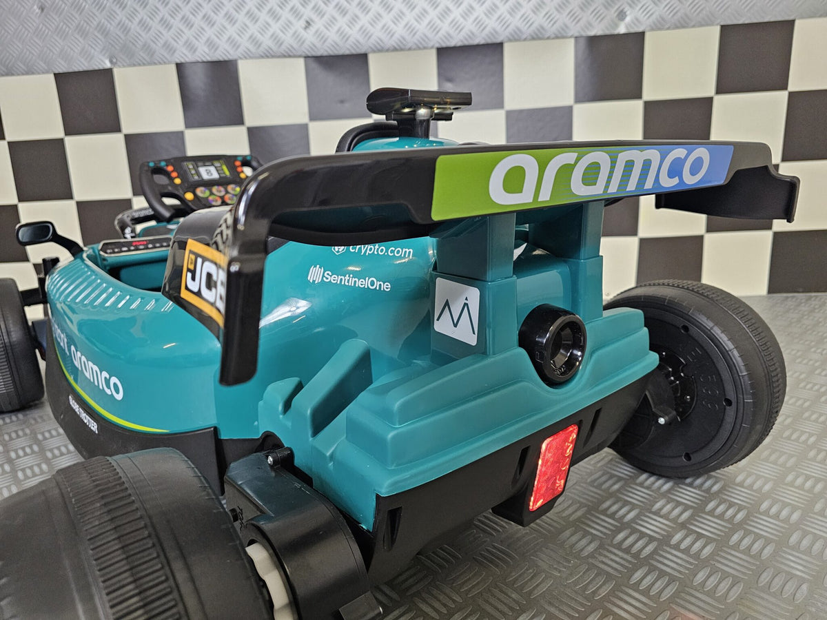Aston Martin Formel 1 24V elbil för barn – 1 person