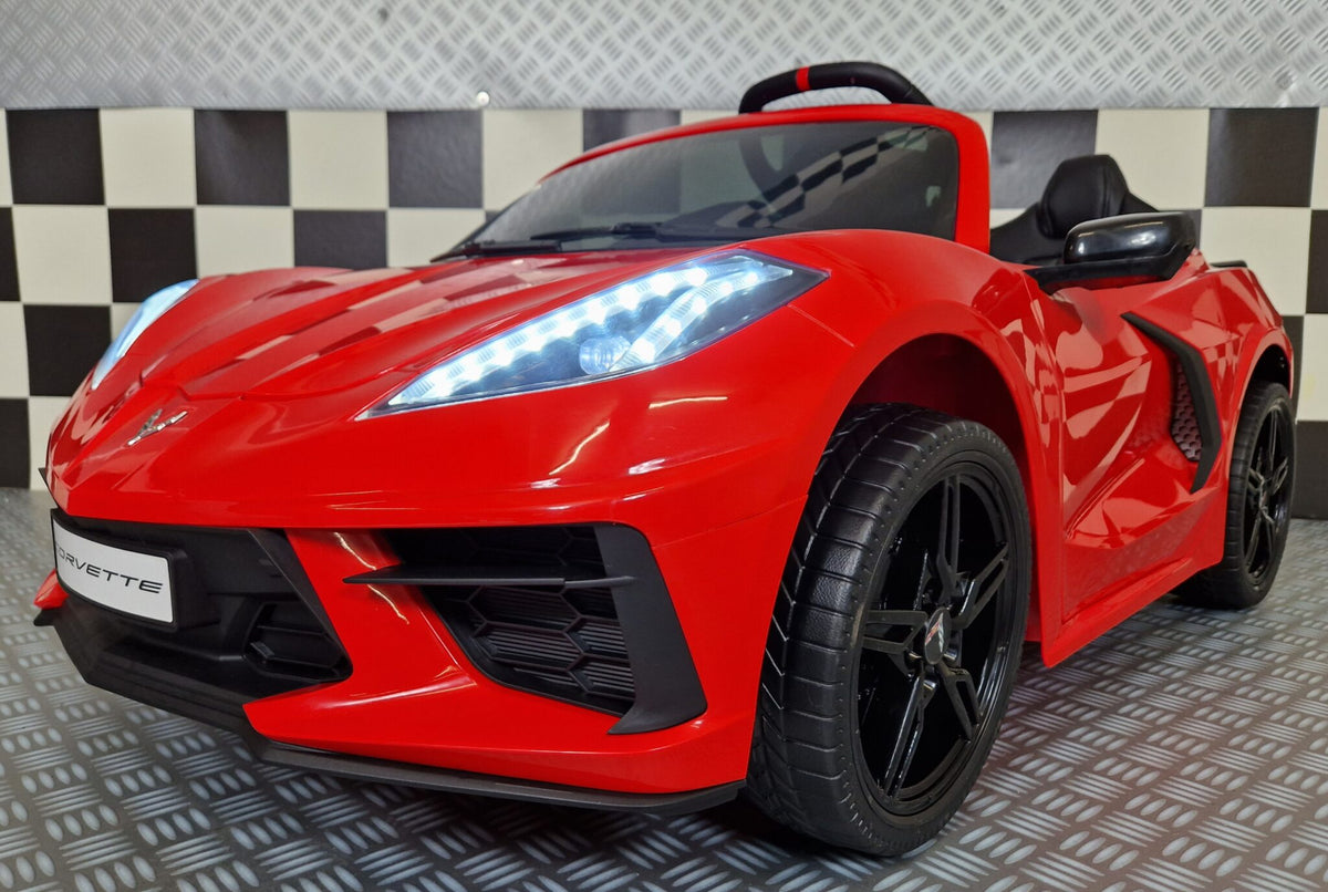 Chevrolet Corvette C8 12V elbil för barn – 2 personer