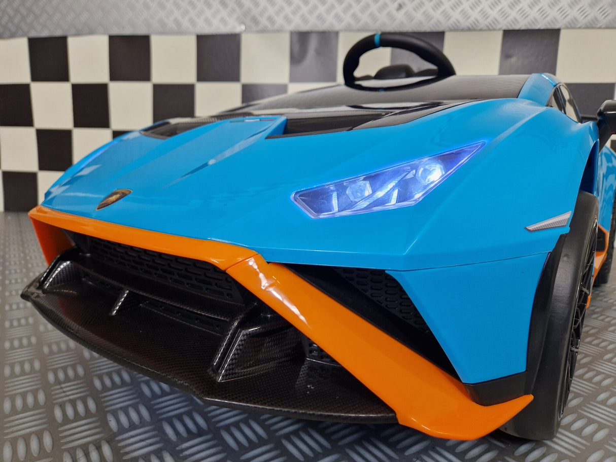 Lamborghini Huracan STO 12V drift elbil för barn – 1 person