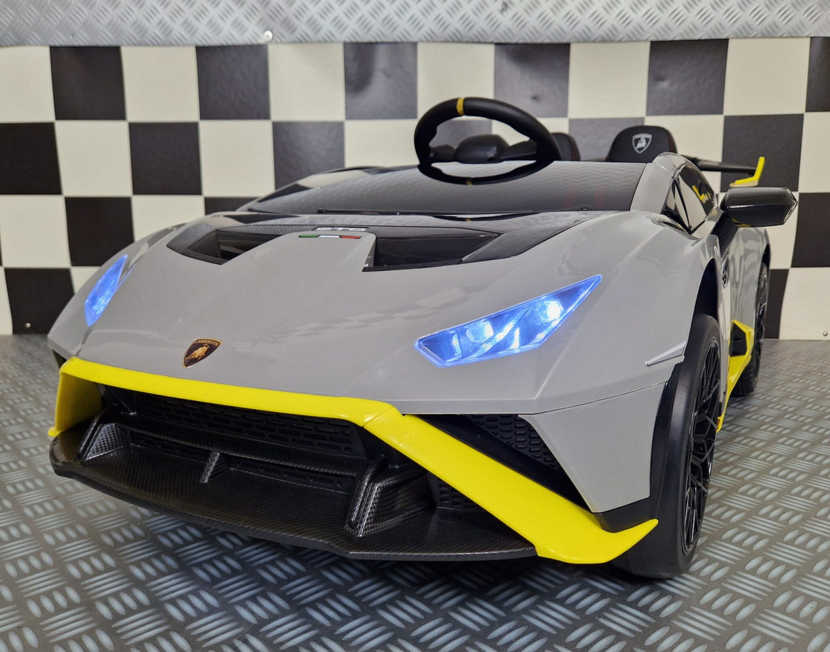 Lamborghini Huracan STO 12V drift elbil för barn – 1 person
