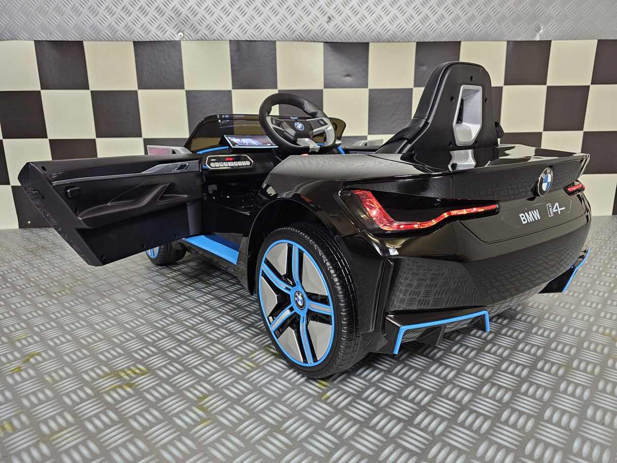 Elektrisk børnebil BMW i4 12 volt sort