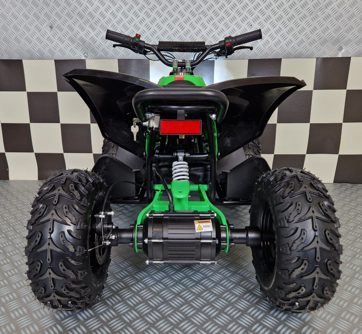Barnfyrhjuling 48V med brushless motor – grön