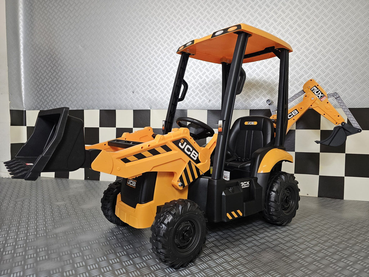 JCB Sitemaster 12V barntraktor med tak