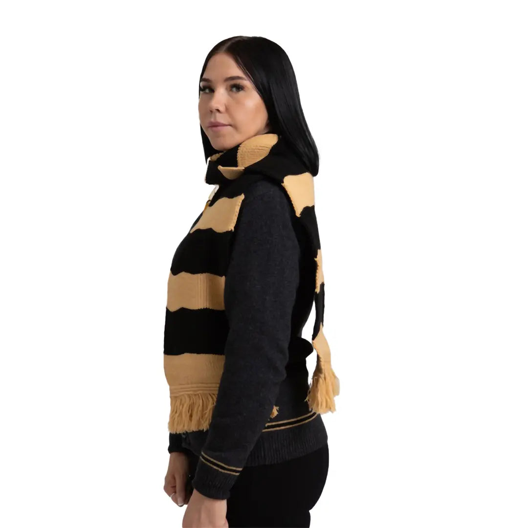 Hufflepuff Striped Scarf - Harry Potter