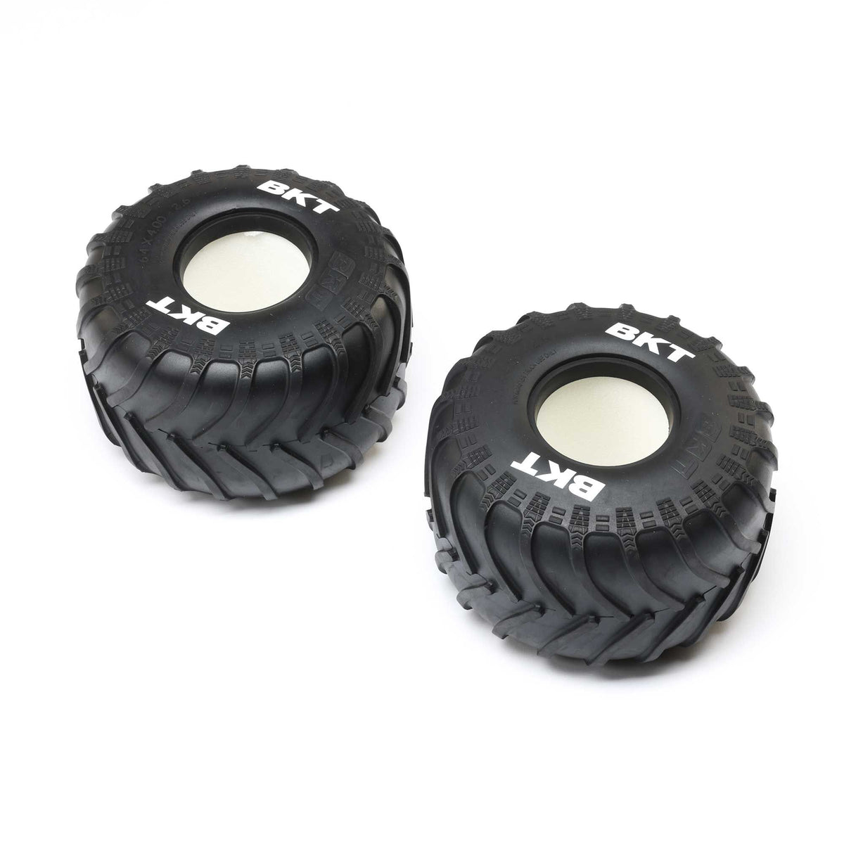 BKT 2.6" MonsterTruck Tire w/Insert,Med(2):LMT 2.0
