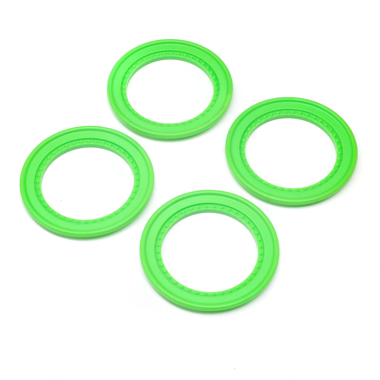 Beadlock Rings, Snap in, Green (4): LMT 2.0