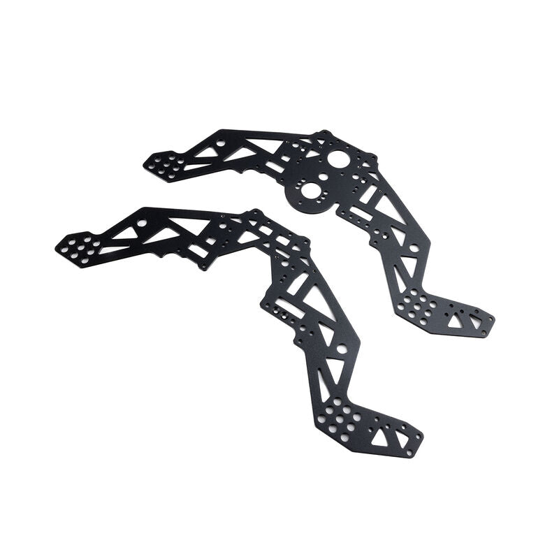 Losi Chassis Plate Set V3 Black: Mini LMT Sparkle Smash