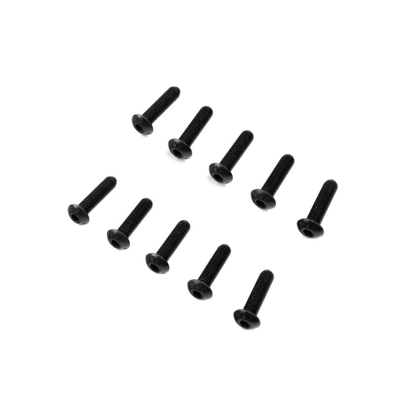 Losi Button Head Screws M6 x 20mm Steel (10)