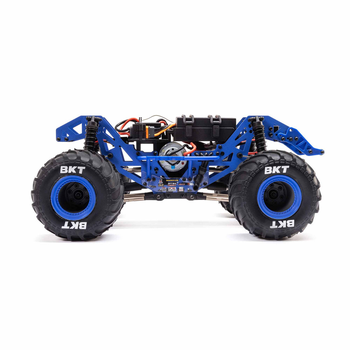 1/18 Mini LMT Son Uva Digger 2S 4X4 RTR Brushed Monster Truck (Battery & Charger Included), Blue