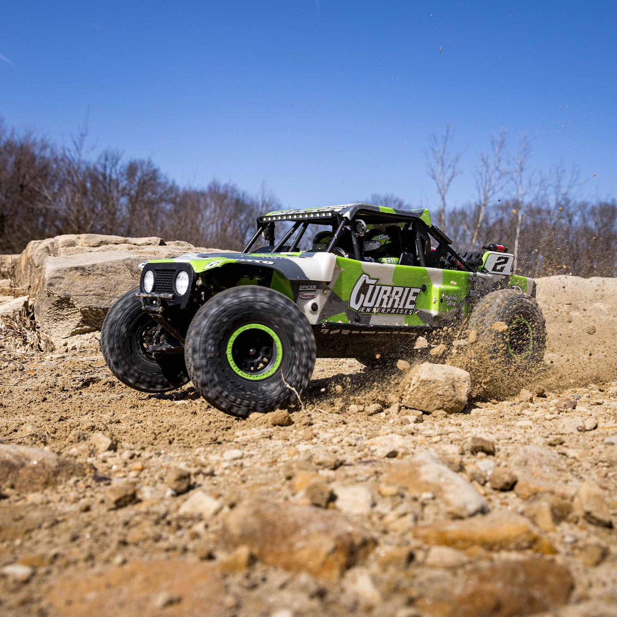Hammer Rey, 1/10 4WD Rock Racer RTR, Green/Gray