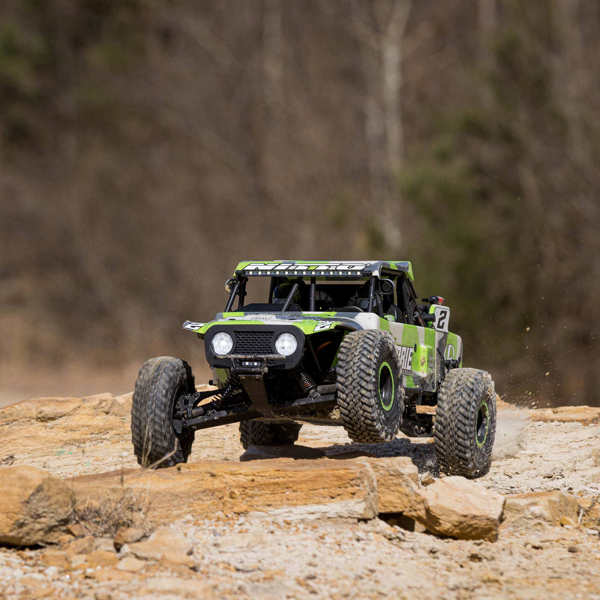 Hammer Rey, 1/10 4WD Rock Racer RTR, Green/Gray