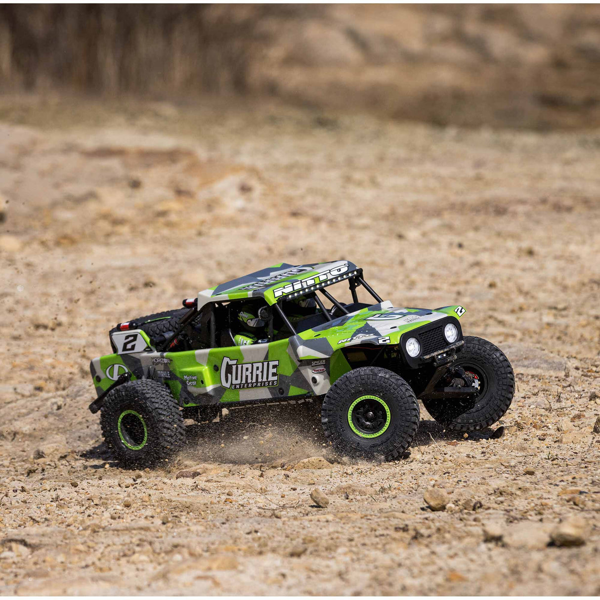 Hammer Rey, 1/10 4WD Rock Racer RTR, Green/Gray