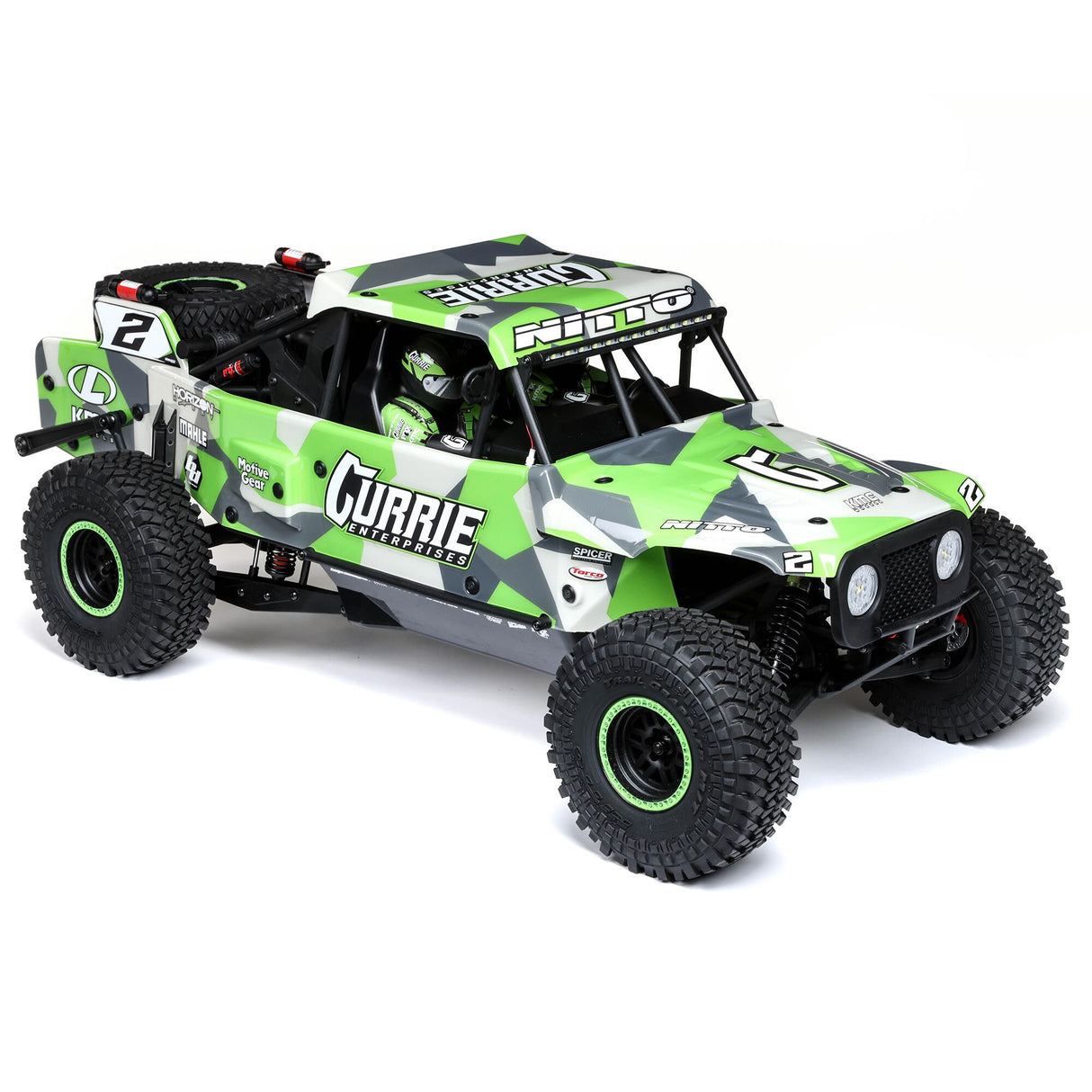 Hammer Rey, 1/10 4WD Rock Racer RTR, Green/Gray
