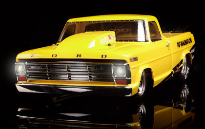 68 F100 22S Drag Car, BL RTR, Losi Gar: 1/10 2WD