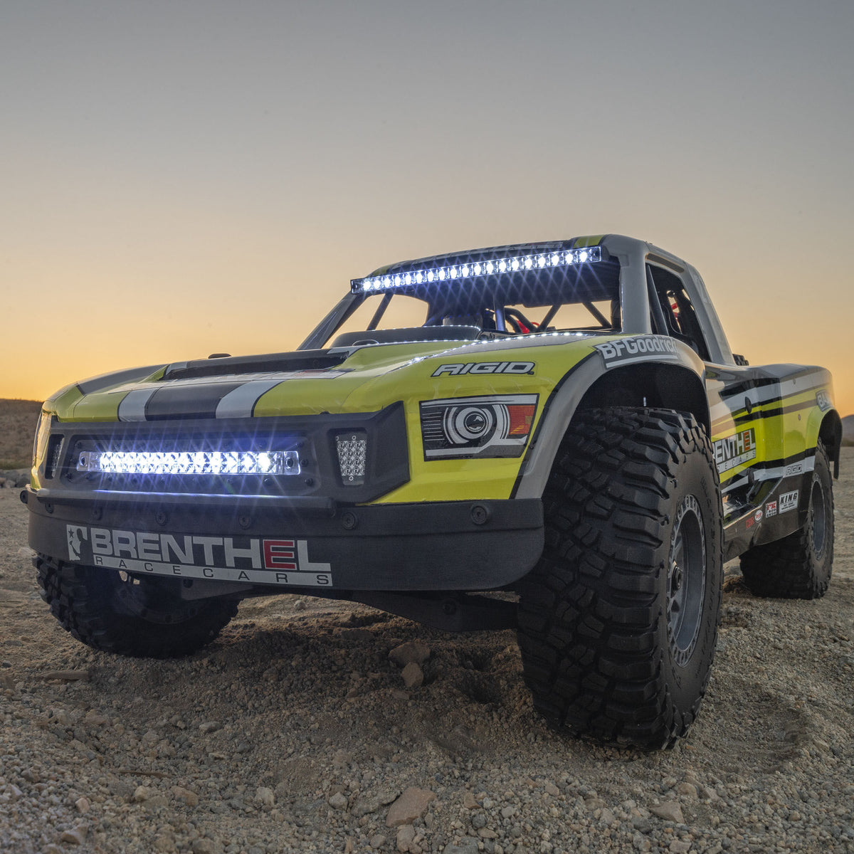 1/6 Super Baja Rey Brenthel 8S 4X4 RTR Brushless Desert Truck, Yellow