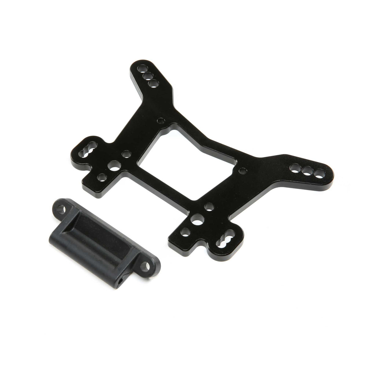 Shock Tower, Rear, Black, AL: DBXL-E 2.0