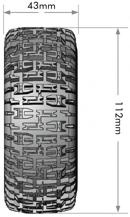 Tires & Wheels SC-PIONEER (Removable Hex 4pcs) Soft (2)