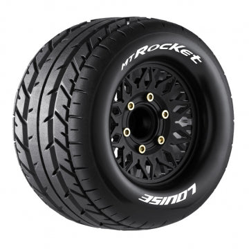 Louise RC World LT3201SX - Tires & Wheels MT-ROCKET 1/10 Soft (Removable 12, 14 & 17mm Hex) (2)