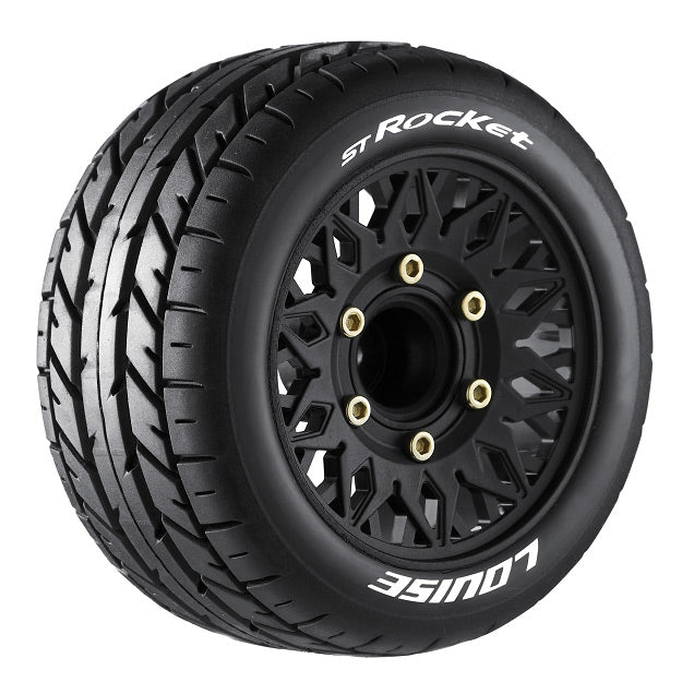 Tires & Wheels ST-ROCKET 1/10 Soft (Removable 12, 14 & 17mm Hex) (2)