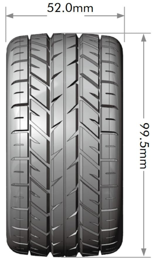 Tires & Wheels ST-ROCKET 1/10 Soft (Removable 12, 14 & 17mm Hex) (2)