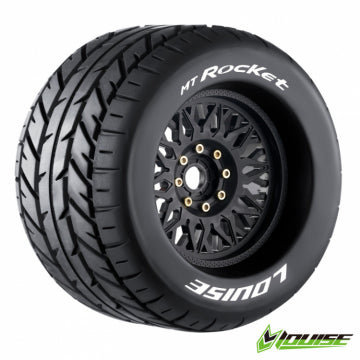 Louise RC World L-T3217X - Tires & Wheels MT-ROCKET 3,8 Sport (Removable 17mm Hex 0 & 1/2 Offset) (2)