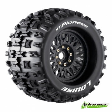 Louise RC World L-T3218X - Tires & Wheels MT-PIONEER 3,8 Sport (Removable 17mm Hex 0 & 1/2 Offset) (2)