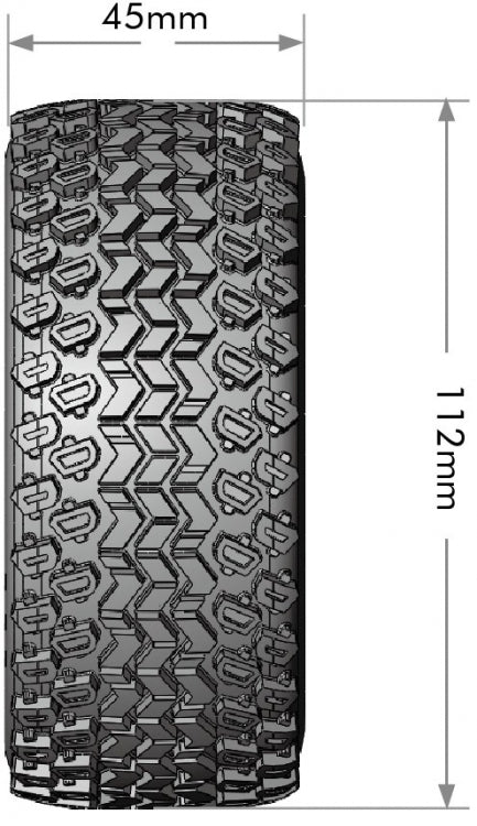 Tires & Wheels SC-HUMMER (Removable Hex 4pcs) Soft (2)