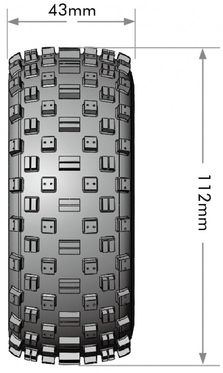 Tires & Wheels SC-ROCK (Removable Hex 4pcs) Soft (2)