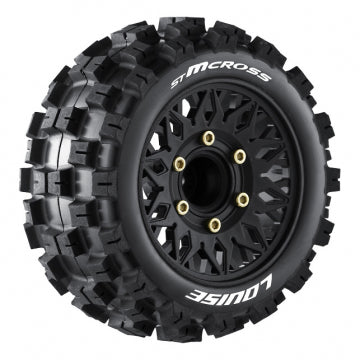 Louise RC World LT3272SX - Tires & Wheels ST-MCROSS 1/10 Soft (Removable 12, 14 & 17mm Hex) (2)