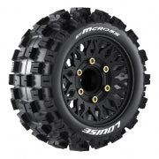 Tires & Wheels ST-MCROSS 1/10 Soft (Removable 12, 14 & 17mm Hex) (2)