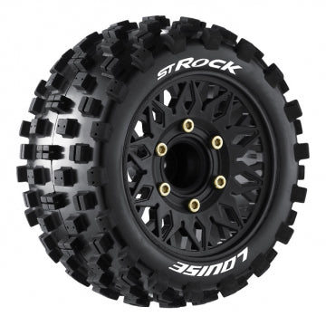Louise RC World LT3273SX - Tires & Wheels ST-ROCK 1/10 Soft (Removable 12, 14 & 17mm Hex) (2)