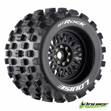 Louise RC World L-T3277X - Tires & Wheels MT-ROCK 3,8 Sport (Removable 17mm Hex 0 & 1/2 Offset) (2)
