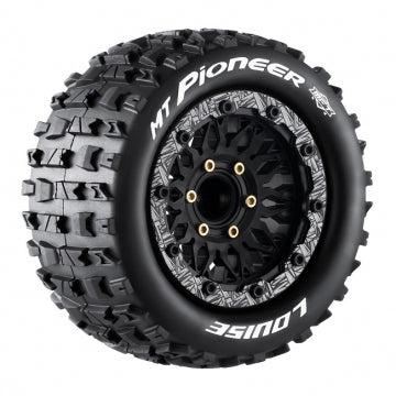Louise RC World L-T3308SX - Tires & Wheels MT-PIONEER 1/10 MAXX Soft MFT (Removable 12, 14 & 17mm Hex) (2)