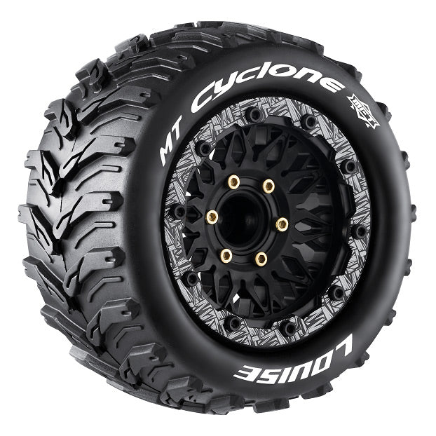 Tires & Wheels MT-CYCLONE 1/10 MAXX Soft MFT (Removable 12, 14 & 17mm Hex) (2)