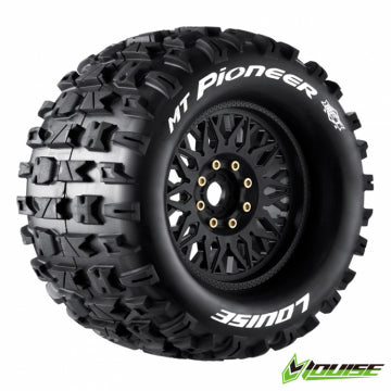 Louise RC World L-T3321X - Tires & Wheels MT-PIONEER 3,8 Sport MFT (Removable 17mm Hex 0 & 1/2 Offset) (2)