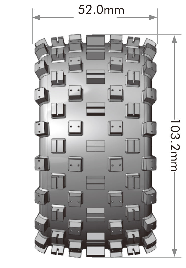 Tires & Wheels ST-ROCK Mini Maxx/ XRT (Lös 0, 1/2 Offset Hex) (2)