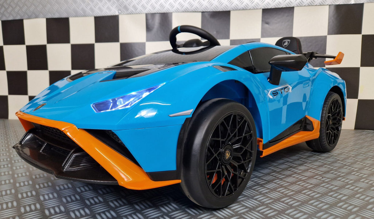 Lamborghini Huracan STO 12V drift elbil för barn – 1 person