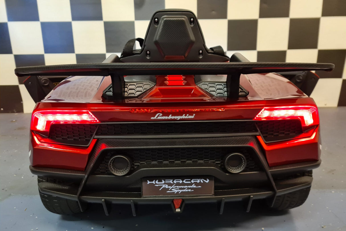 Lamborghini Huracan elektrisk børnebil 12 volt m. fjernbetjening