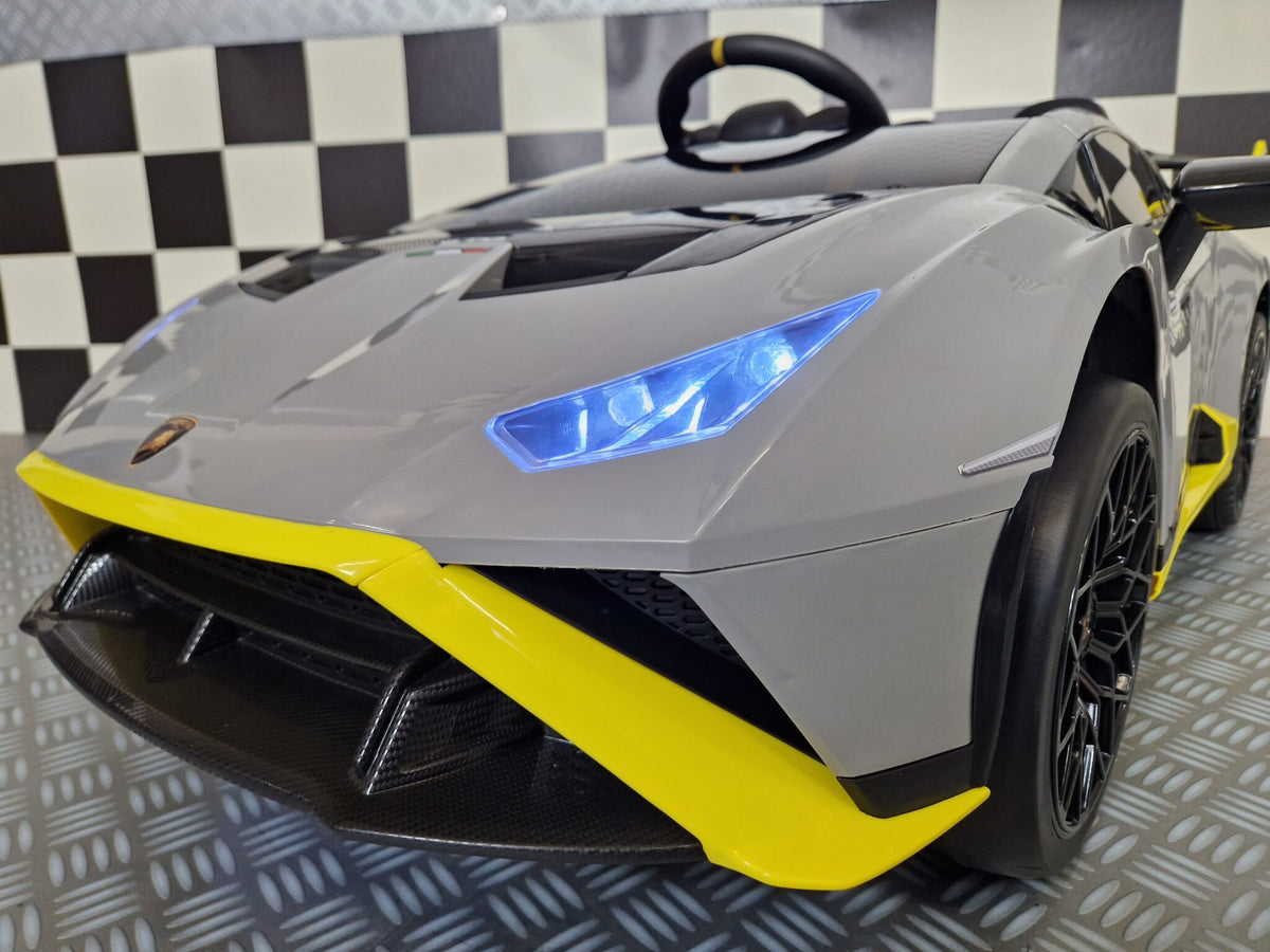 Lamborghini Huracan STO 12V drift elbil för barn – 1 person