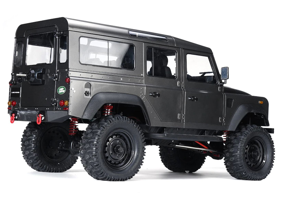 Land Rover Defender D110 4WD - 5-dörrars mycket detaljerad 1:8 crawler