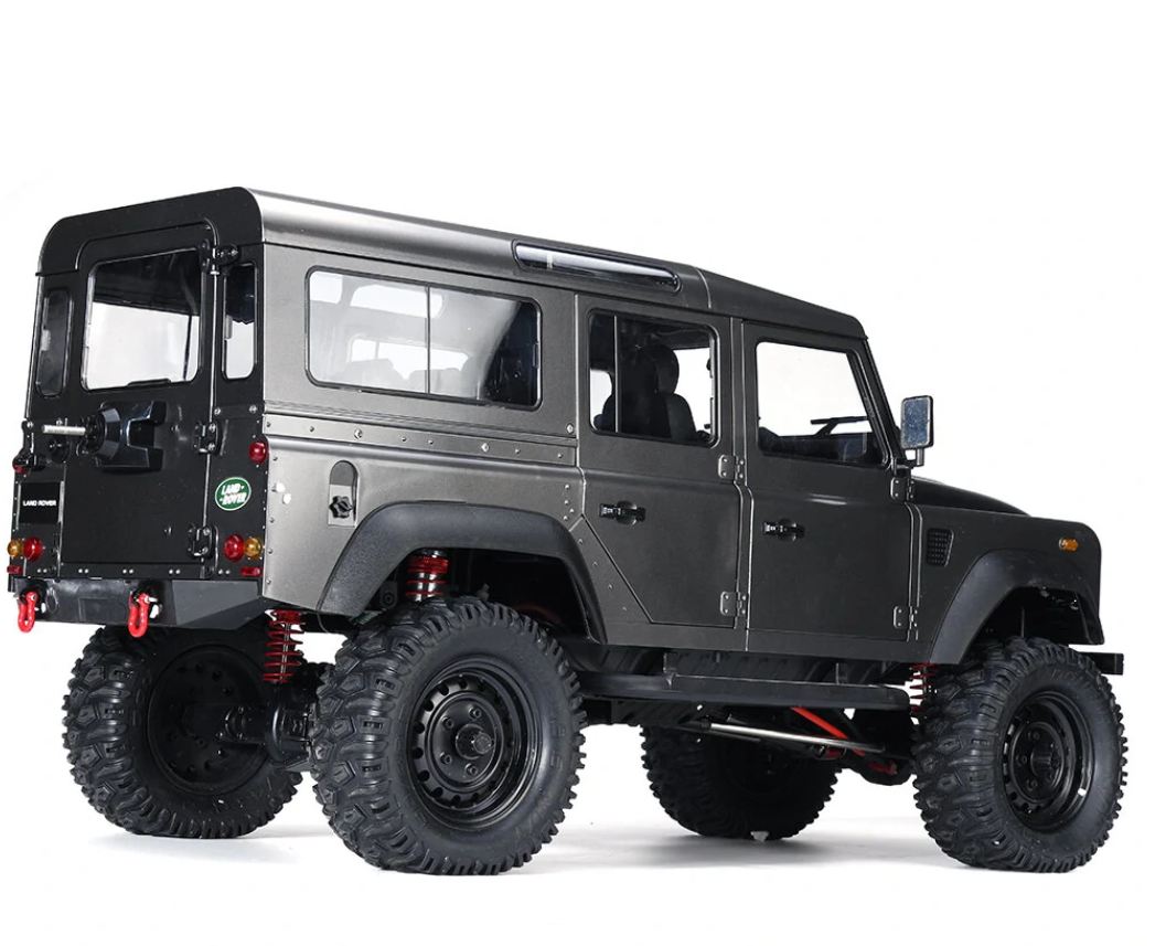Land Rover Defender D110 4WD - 5-dörrars mycket detaljerad 1:8 crawler