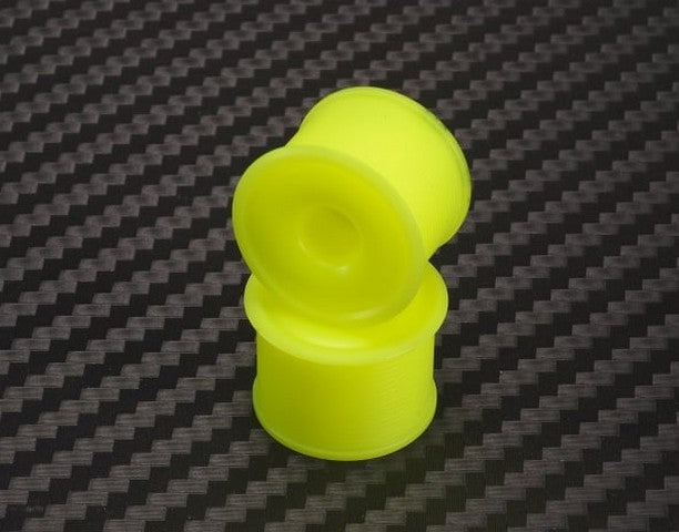 PN Racing MA4089R14-19 - Mini-Z AWD Machine Delrin Cut Yellow Formula 14x19mm Flanged Wheel R14