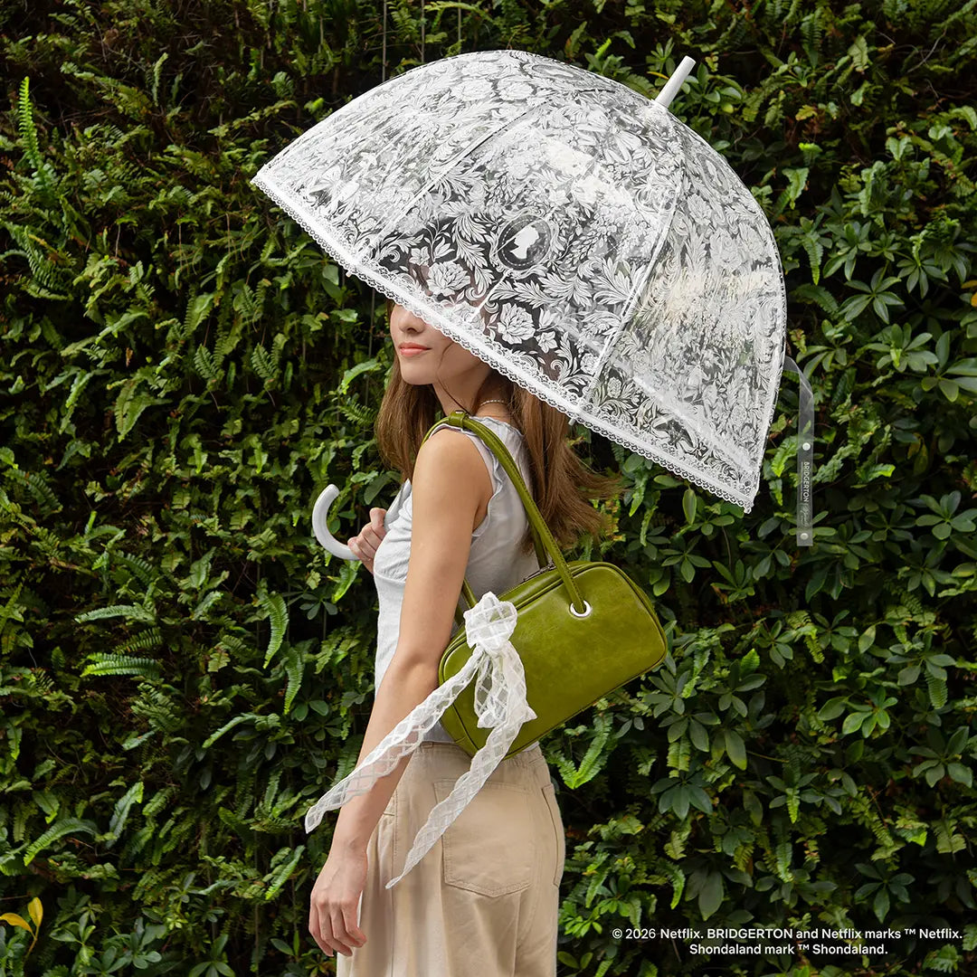 White Lace Umbrella - Bridgerton