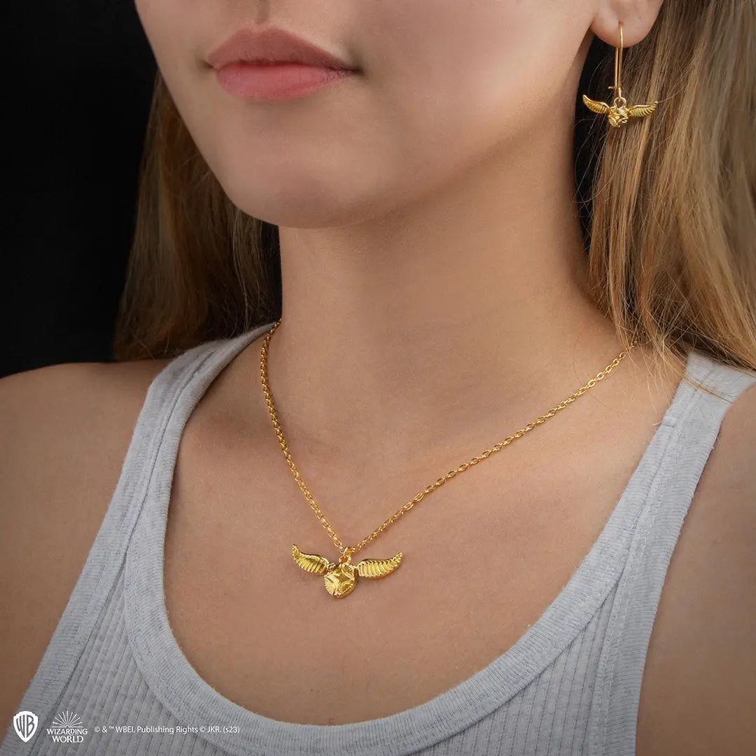 Golden snitch earrings - Harry Potter