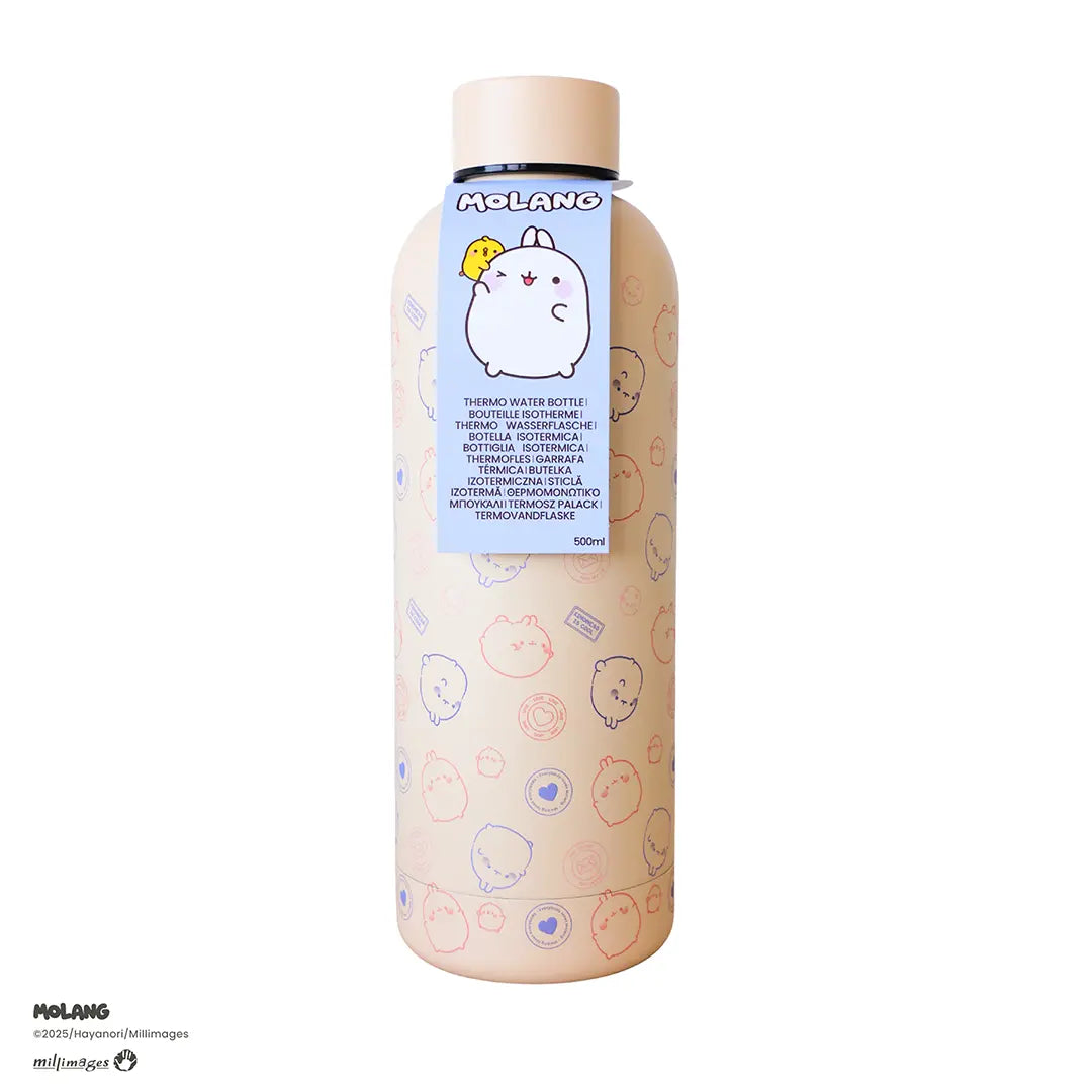 Insulated bottle 500ml - Postal stamps - Molang