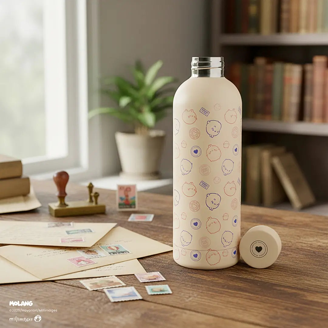 Insulated bottle 500ml - Postal stamps - Molang