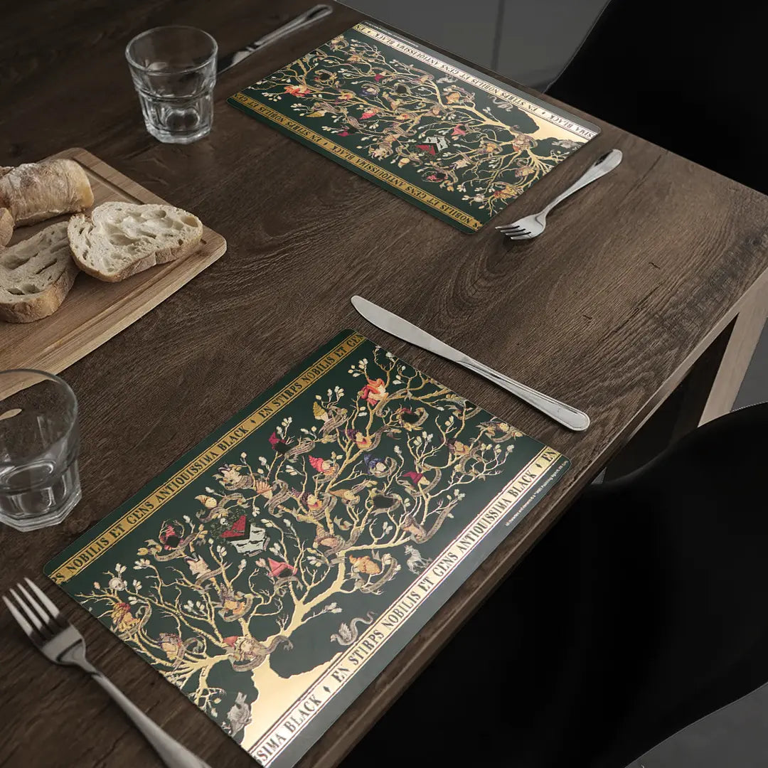 Set of 4 placemats - Black Family - Harry Potter